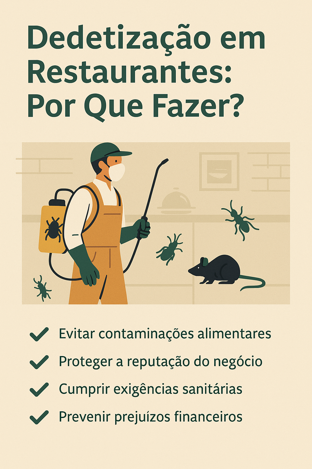 dedetização em restaurantes