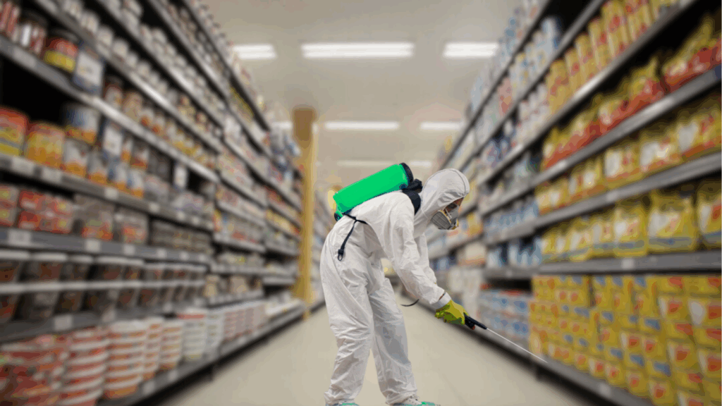 fazermos dedetização em supermecados