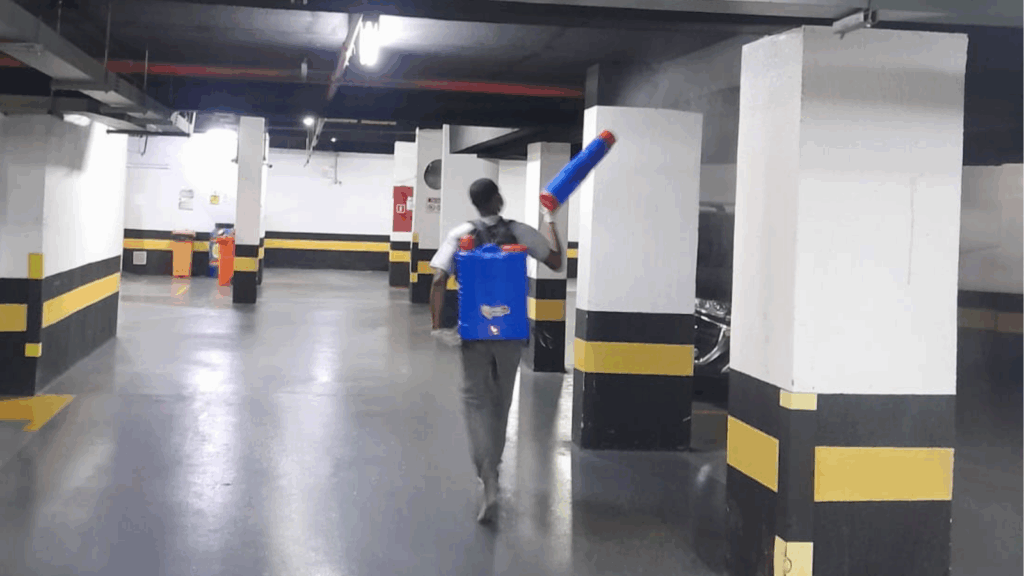 serviço de Turbotermonebulização